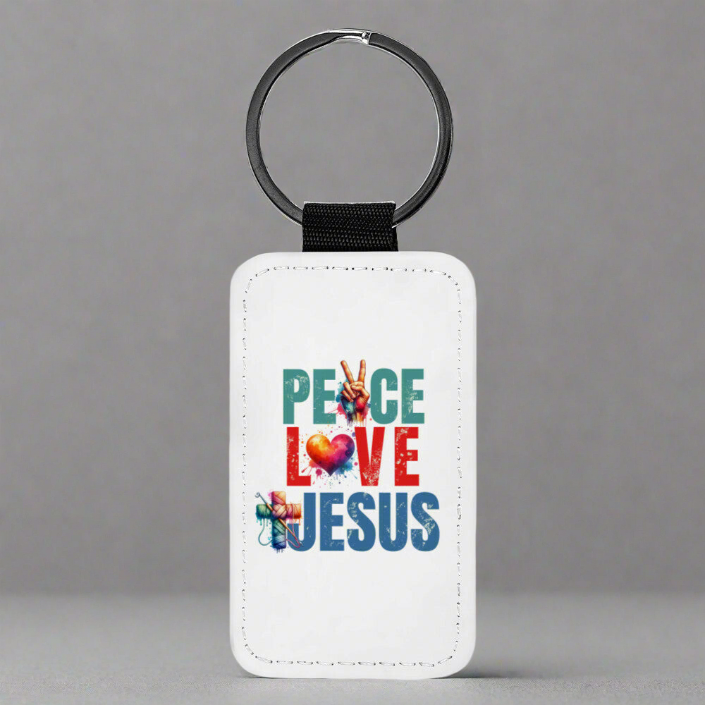 Schlüsselanhänger | Peace | Love | Jesus