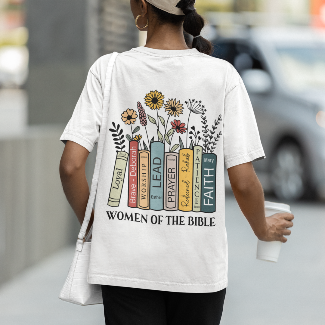 Oversized Shirt Backprint | Women Of The Bible
